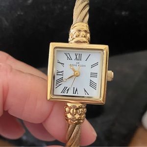 Bangle rope wrist watch Anne Klein